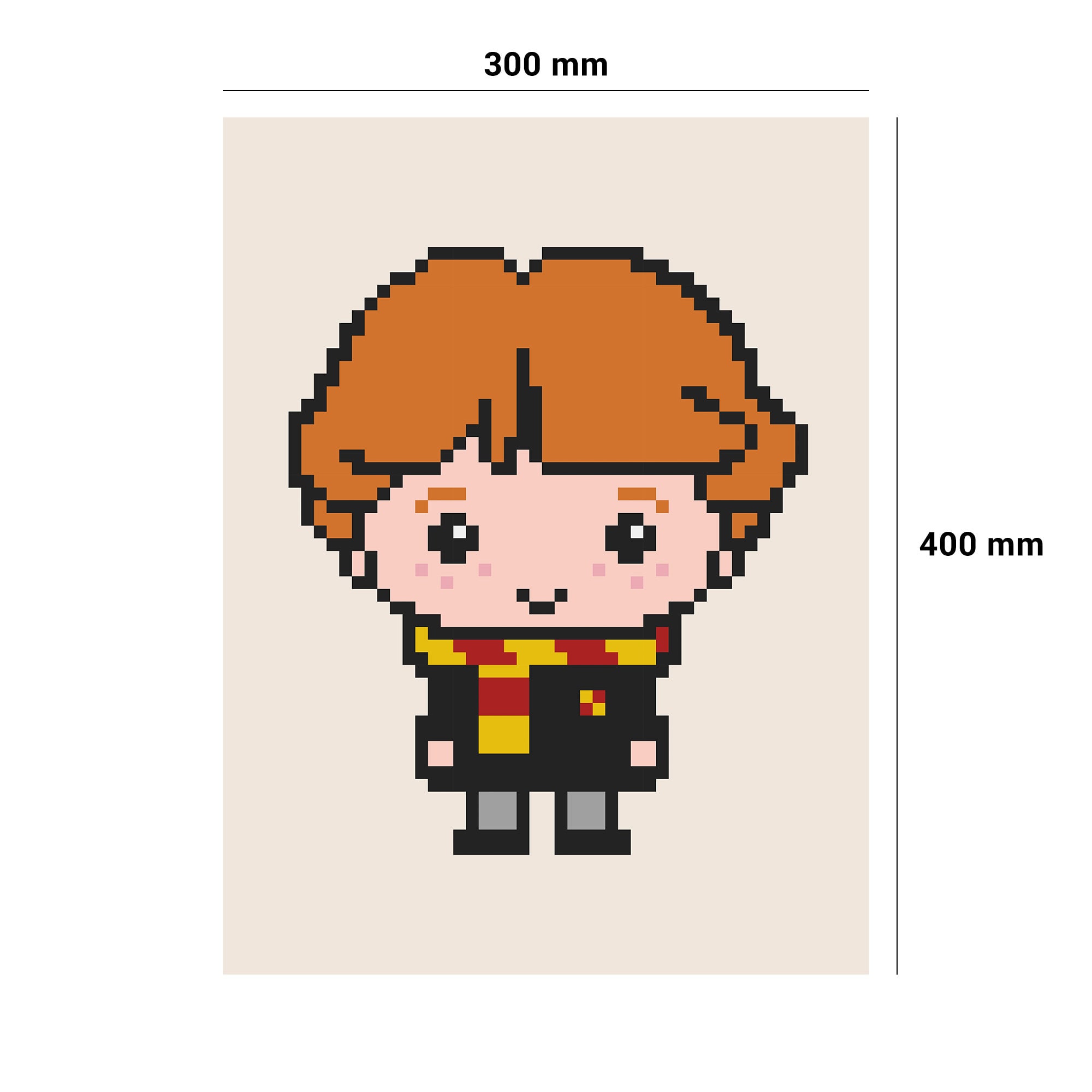 Ron Weasley Pixel Art Poster | Etsy