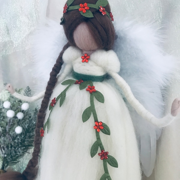 Paper Mache Tree Topper Angel Etsy