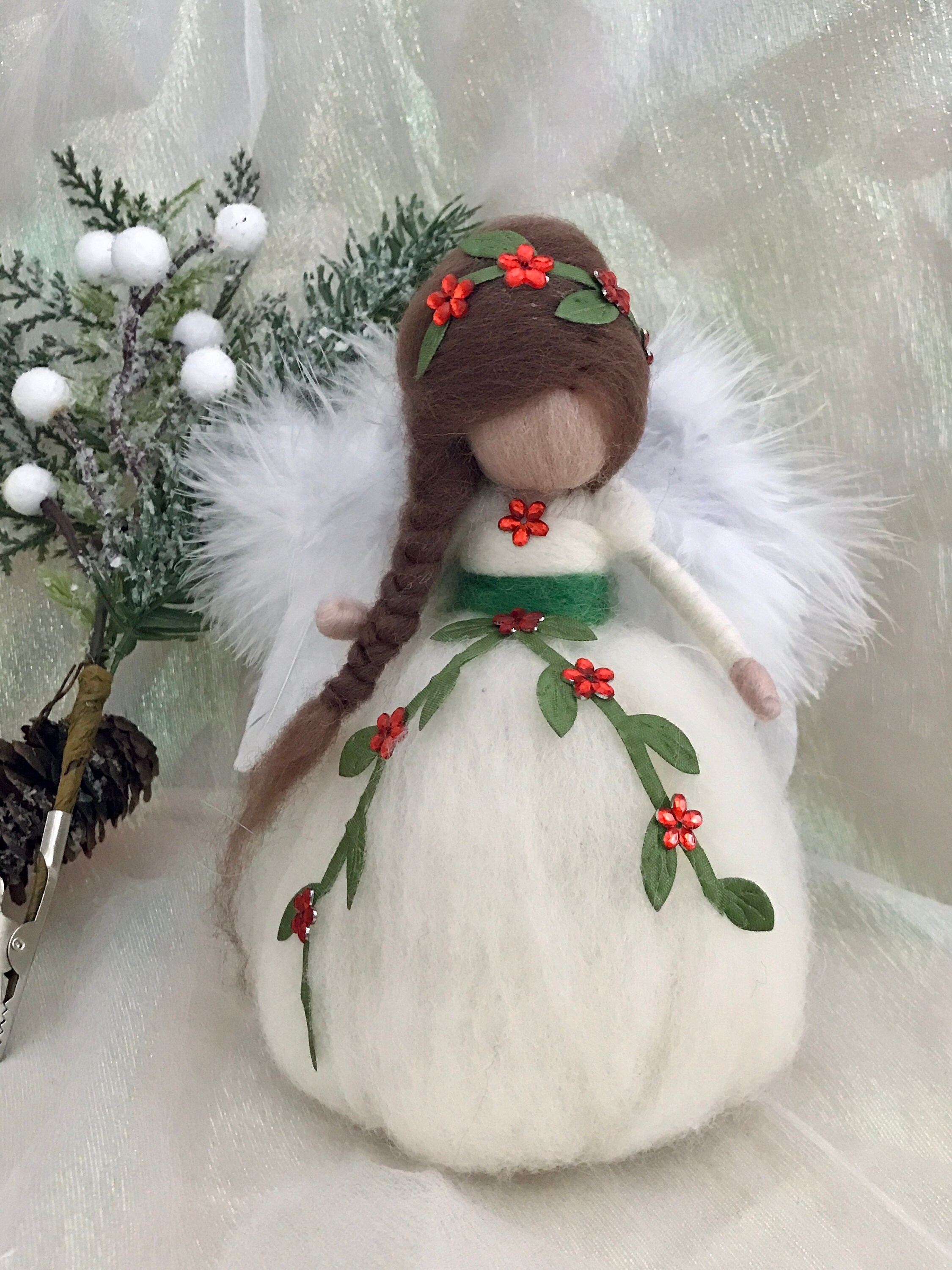 L'Ange en Fourrure – Cimier pour Sapin – Ma Déco de Noël