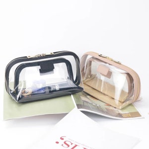 Custom travel cosmetic makeup bag waterproof makeup, toiletry bag. Portable and luxury