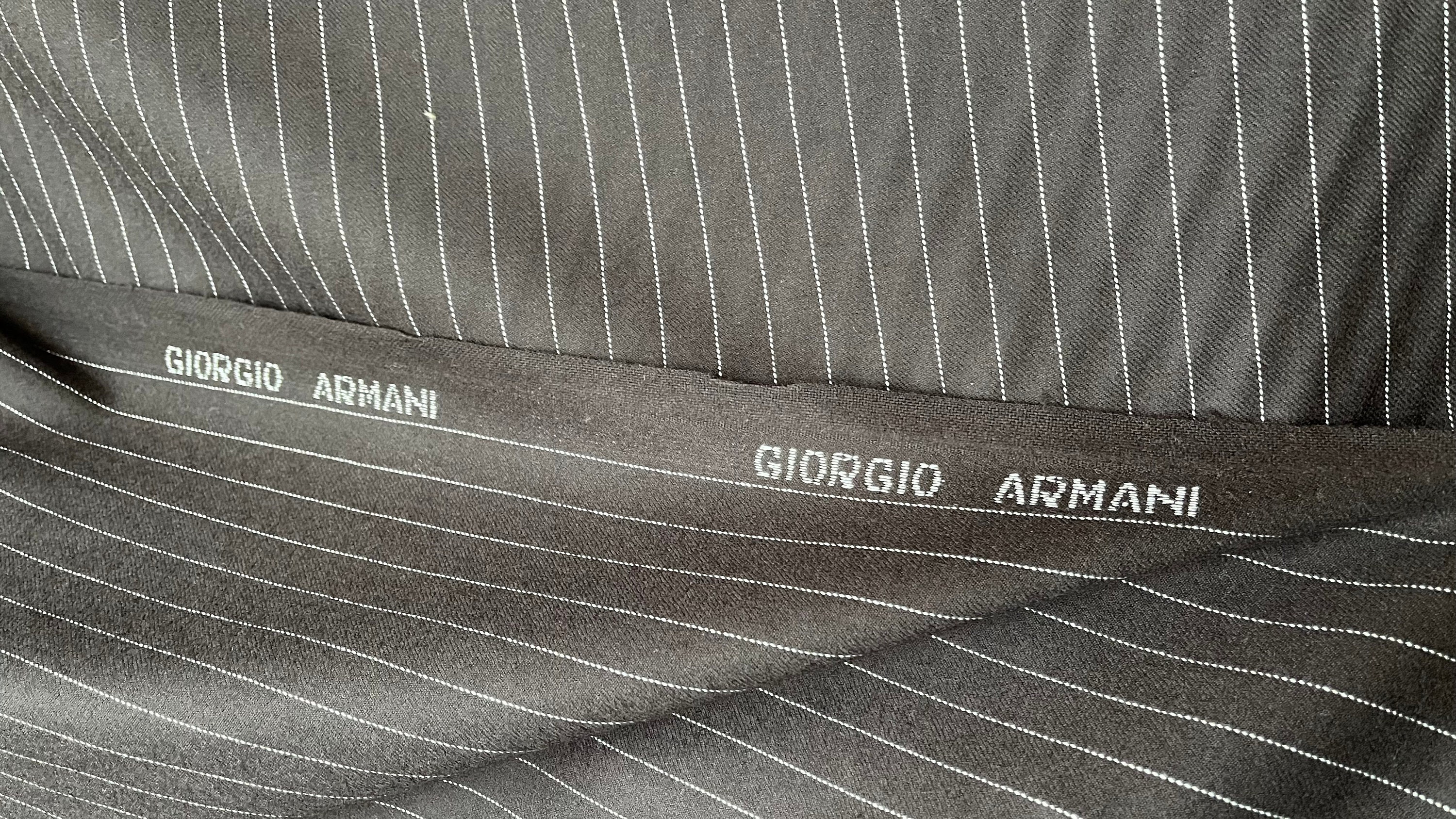 Giorgio Armani Cashmere / Wool Fabric Made in Italy, for Suit