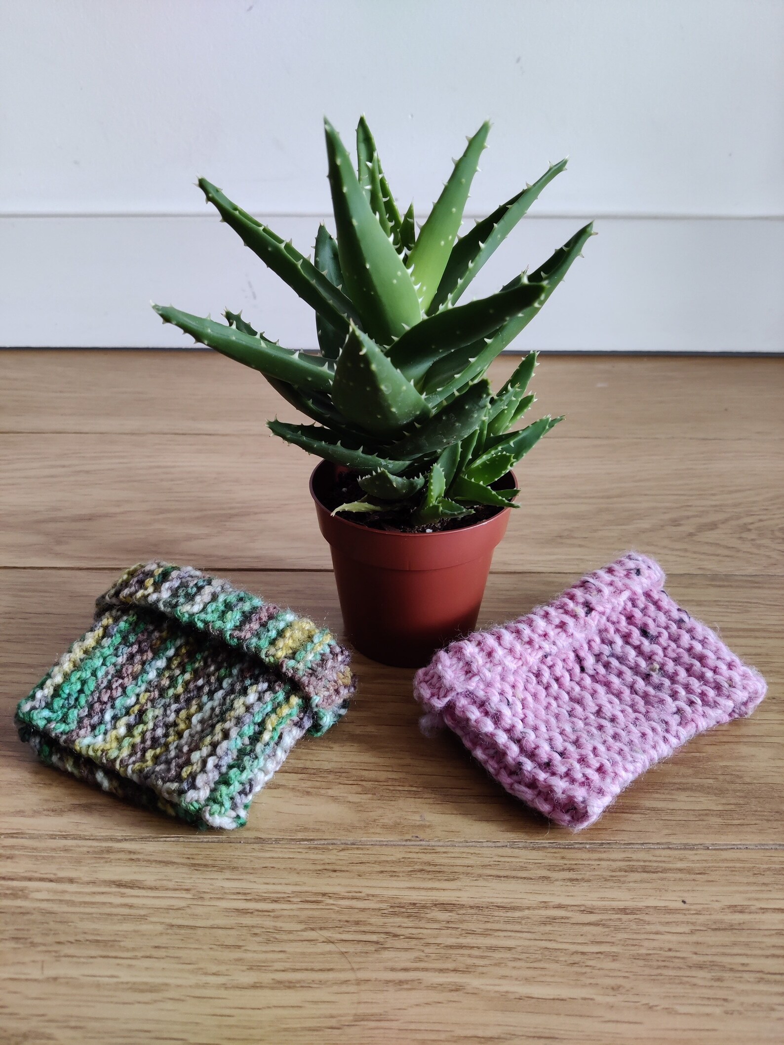 Knitted Plant Pot Cover Gift Etsy