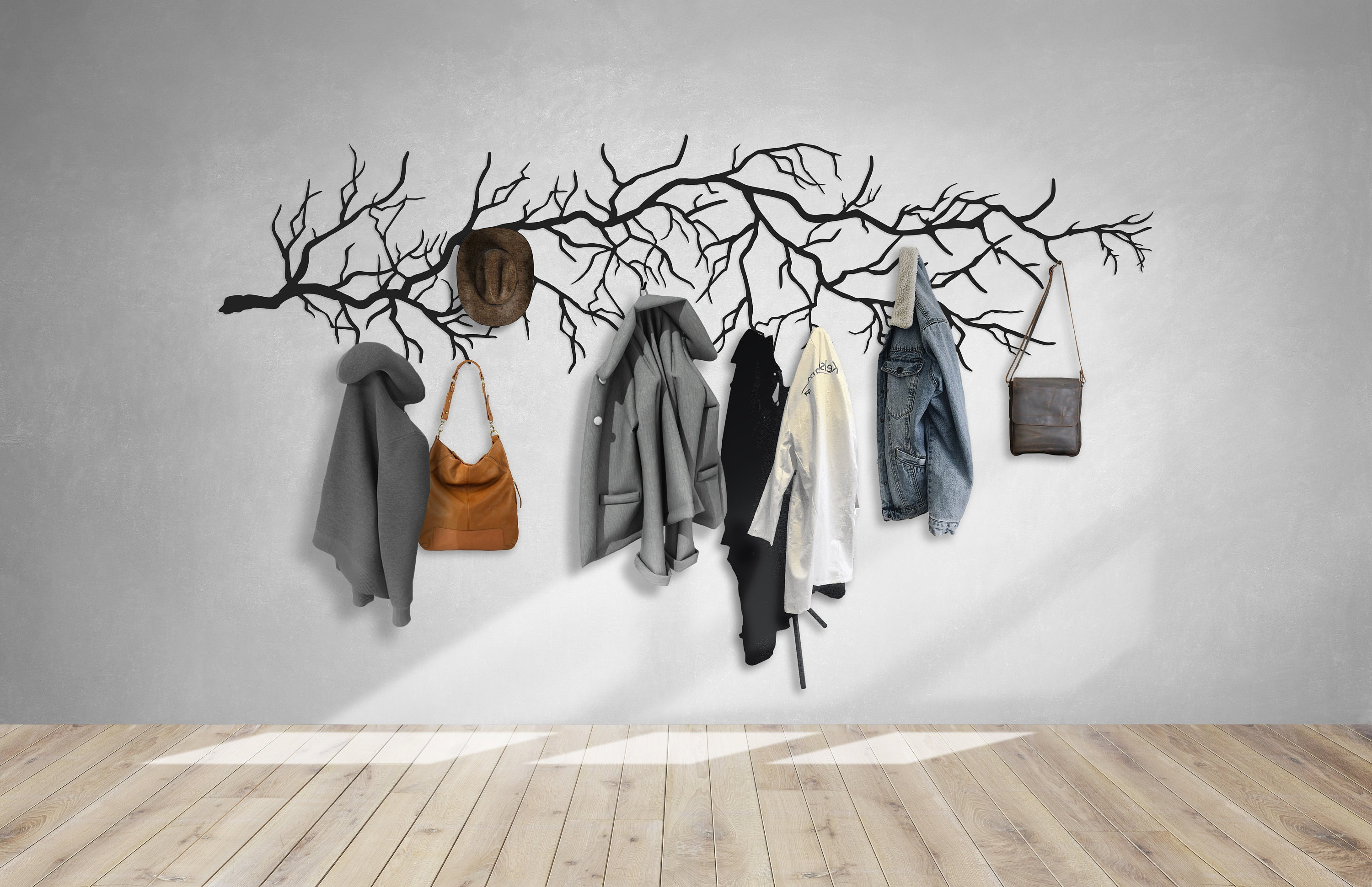 Large Branch Wall Decor Wall Hanger Hallway Decor Apartment