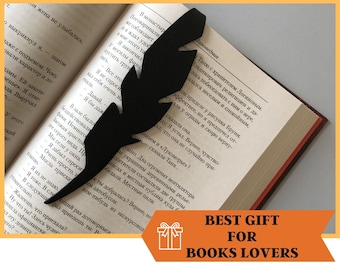 Segnalibro in acciaio con penna per libri, segnalibro, segnalibro in metallo, regalo per la lettura Harry P, segnalibro in metallo, regalo per gli amanti dei libri, regalo per i lettori