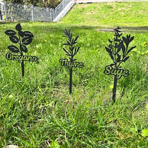 Herb garden markers, garden sign, vegetable markers, garden markers, plant labels, garden tags, garden gift tag, personalized garden signs