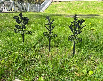 Personalisierte Gartenschilder, Geschenkanhänger für den Kräutergarten, Schild für den Kräutergarten, Schild für den Garten, Geschenkanhänger für den Garten, Geschenkanhänger für den Garten
