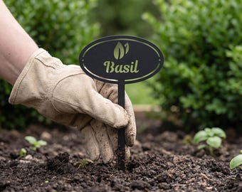 Personalisierte Gartenstecker aus Metall, einzigartiges Gartengeschenk für den Außenbereich
