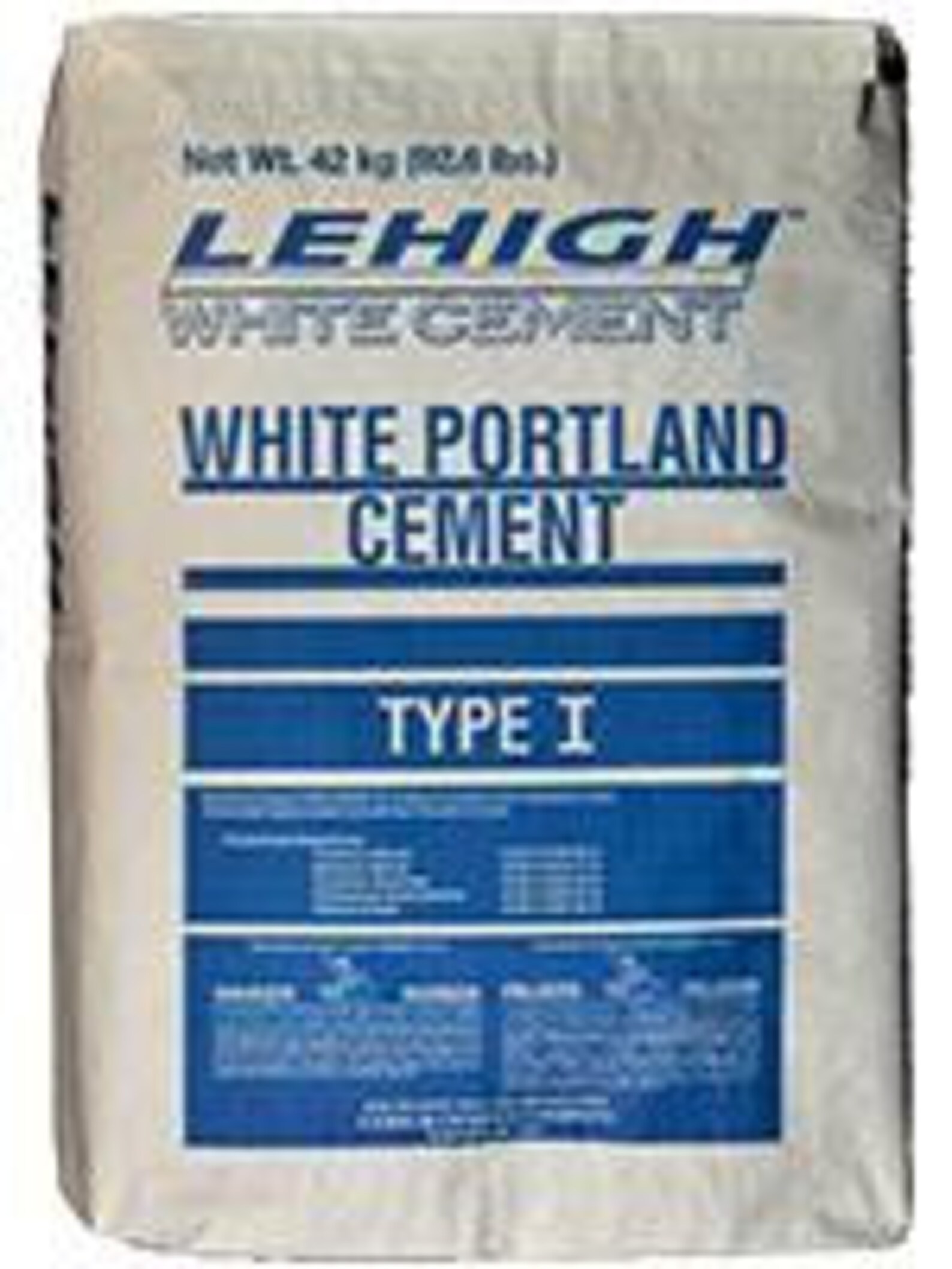 White Portland Cement Type I Lehigh brand Etsy