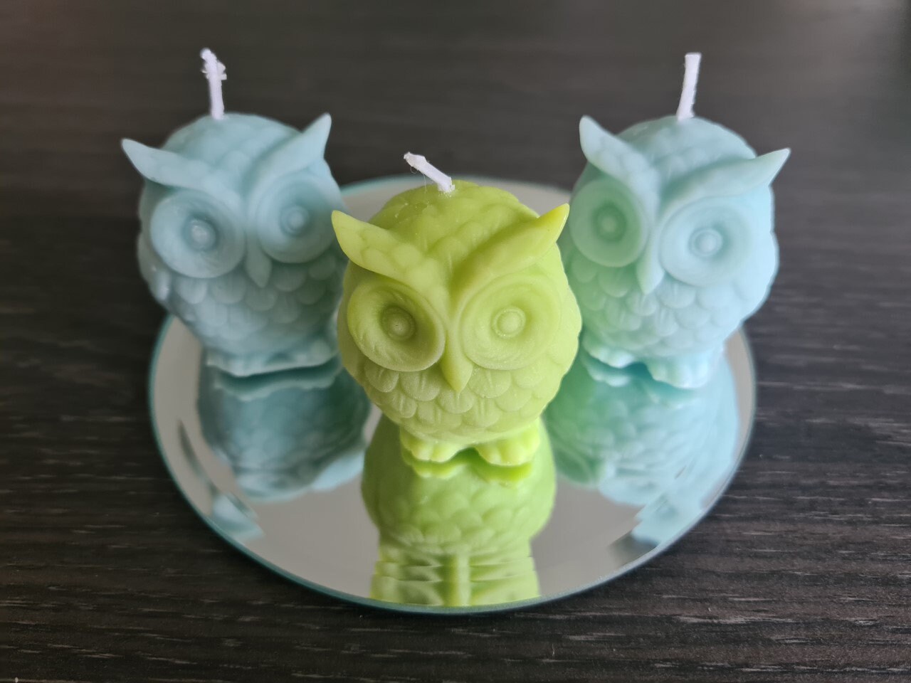 Small Unscented Owl Candles in a Gift Box / 100 Soy Wax / Etsy UK