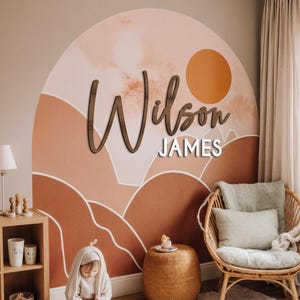 Custom Wood Nursery Name Sign: Personalized Wooden Decor, Nursery Sign, Wooden Name Sign, Wood Sign,  Nursery Decor, Wooden Wall Art