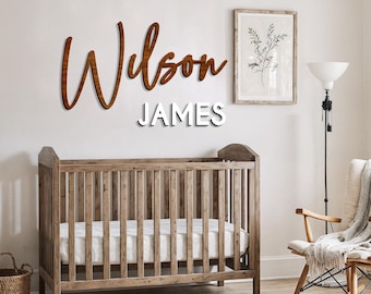 Custom Wood Nursery Name Sign: Personalized Wooden Names, Custom Nursery Sign, baby name sign, Nursery Art, nursery name sign, Wooden  Decor