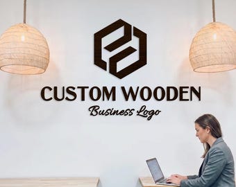 Custom Wood Logo Sign: Personalized Wall Decor,Custom Business Sign, Wooden Words, Wood Decor, Wooden Wall Art,Business Logos, Custom Logos