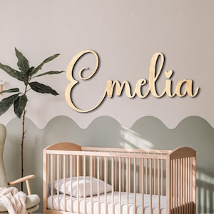 Custom Wood Name Sign: Personalized Wall Decor