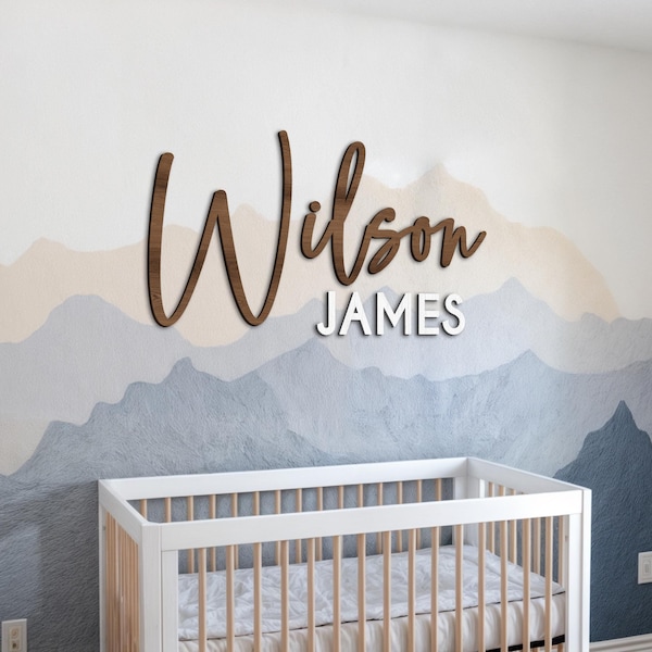 Nursery Name Sign - Etsy
