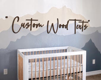 Custom Wood Quote Sign: Personalized Wall Decor,Custom Business Sign, Wooden Words, Wood Decor, Wooden Wall Art,Business Logos, Custom Logos