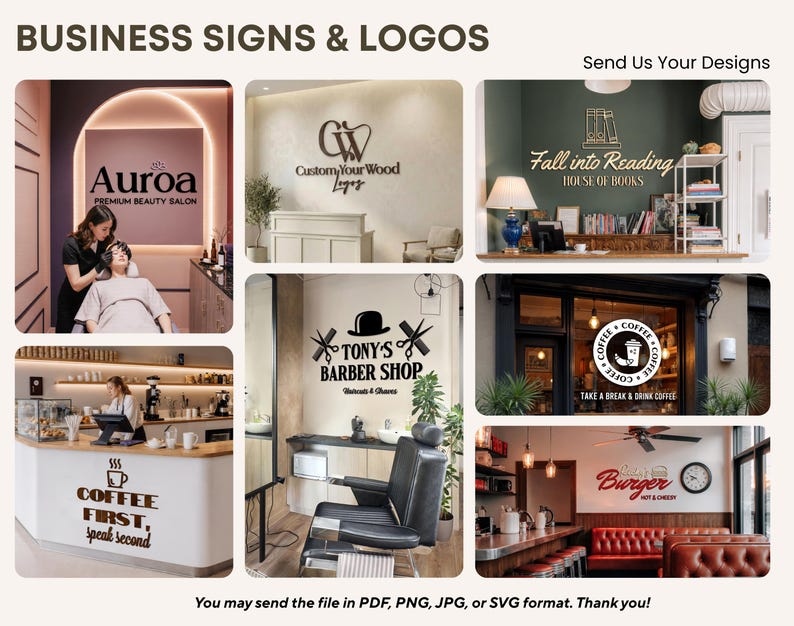Custom Wood Quote Sign: Personalized Wall Decor,Custom Business Sign, Wooden Words, Wood Decor, Wooden Wall Art,Business Logos, Custom Logos image 13