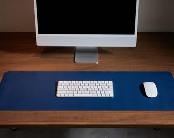 Alfombrilla de escritorio de cuero personalizada: alfombrilla impermeable para ratón y teclado, alfombrilla grande para ratón, regalo personalizado, regalo para niño, regalo de Navidad, regalo para novio