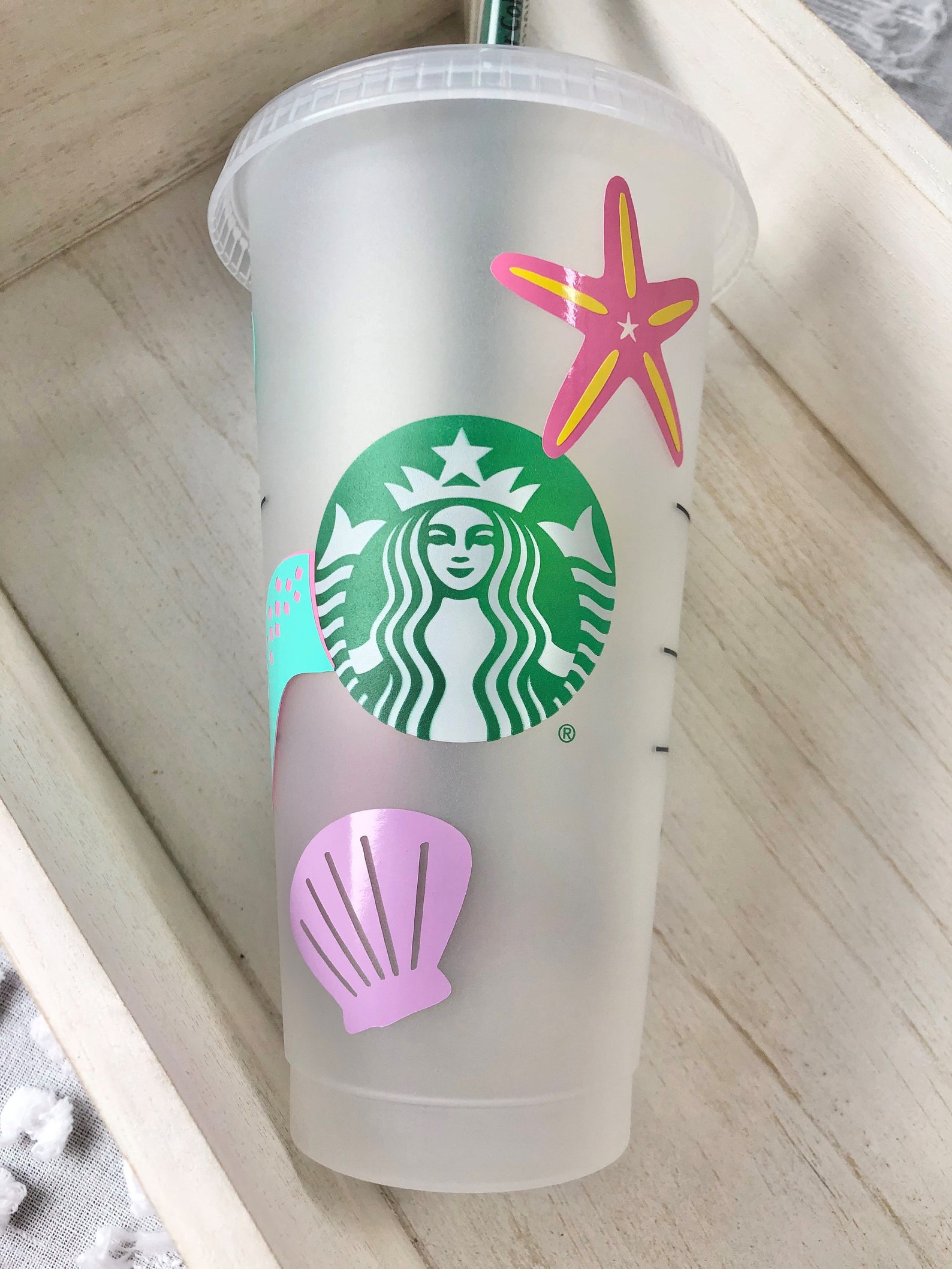 Mermaid Starbucks cup Mermaids Personalized Starbucks Cup Etsy