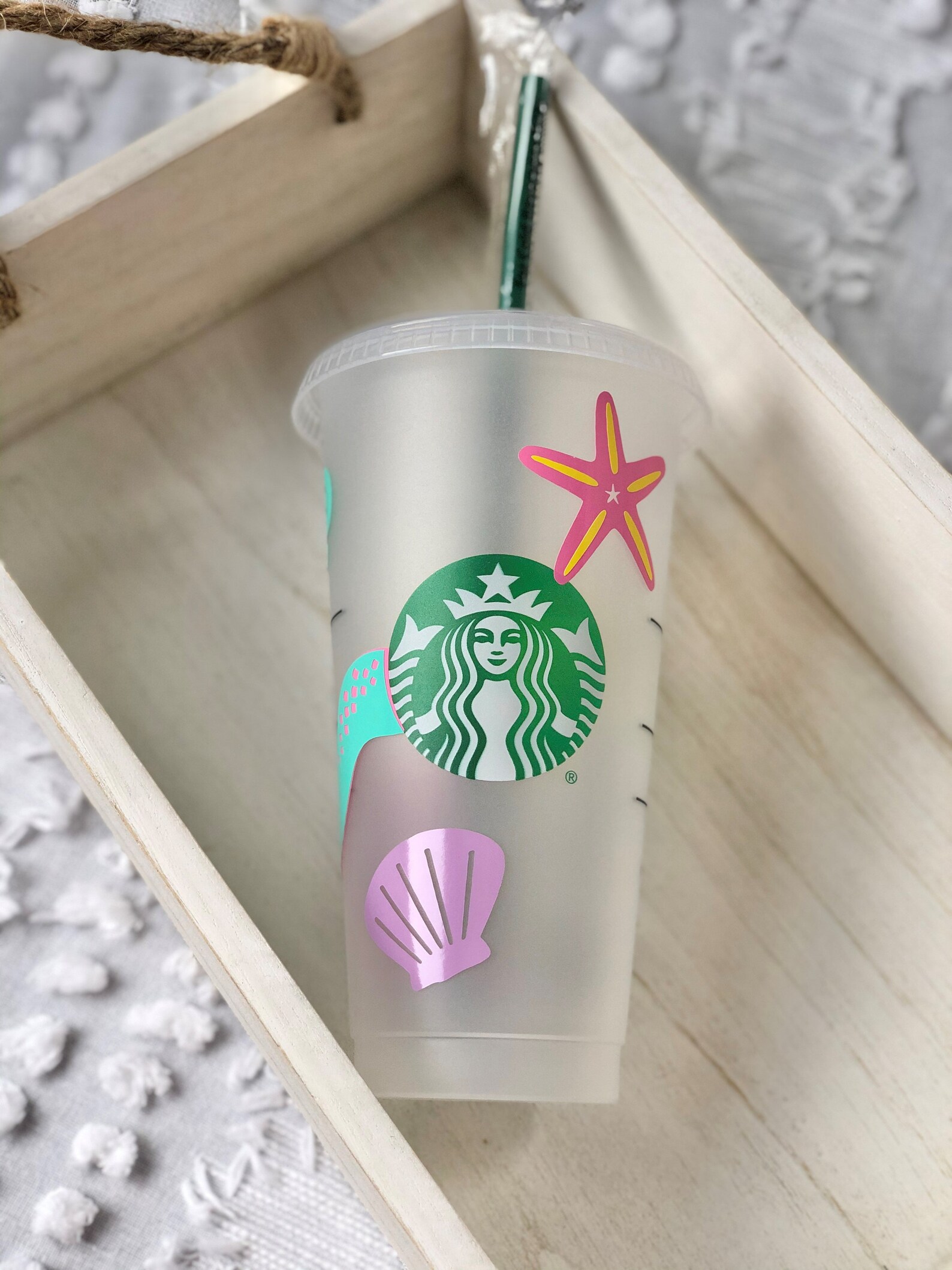 Mermaid Starbucks cup Mermaids Personalized Starbucks Cup Etsy