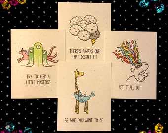 Tips on Life Set - Hand Made Greeting Cards