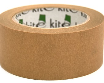 Eco Friendly Packing Tape Kraft Brown Parcel Tape Biodegradable Recyclable Self-Adhesive 50m