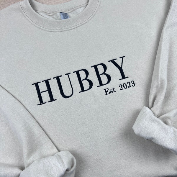 Hubby Hoodie, Brautshirt, T-Shirt, Geschenk für Mann, Geschenk für Verlobten, Hochzeitsgeschenk, Brautgeschenk T-Shirt, JGA Brautjungfern