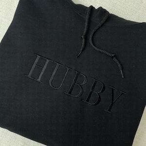 Hubby Hoodie, JGA Gift, Just Married Hoodie, Engagement Hoodie, Wedding Hoodie, Bride Gift, Engagement, Husband and Wife