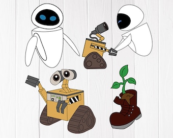 Wall E Clipart Etsy