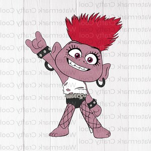 Download Queen Barb Trolls World Tour Svg Queen Barb Svg Dxf Eps Etsy