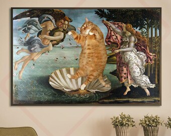 DIYthinker Walking Black Cat Halloween Animal Desktop Photo Frame Picture Display Decoration Art Painting