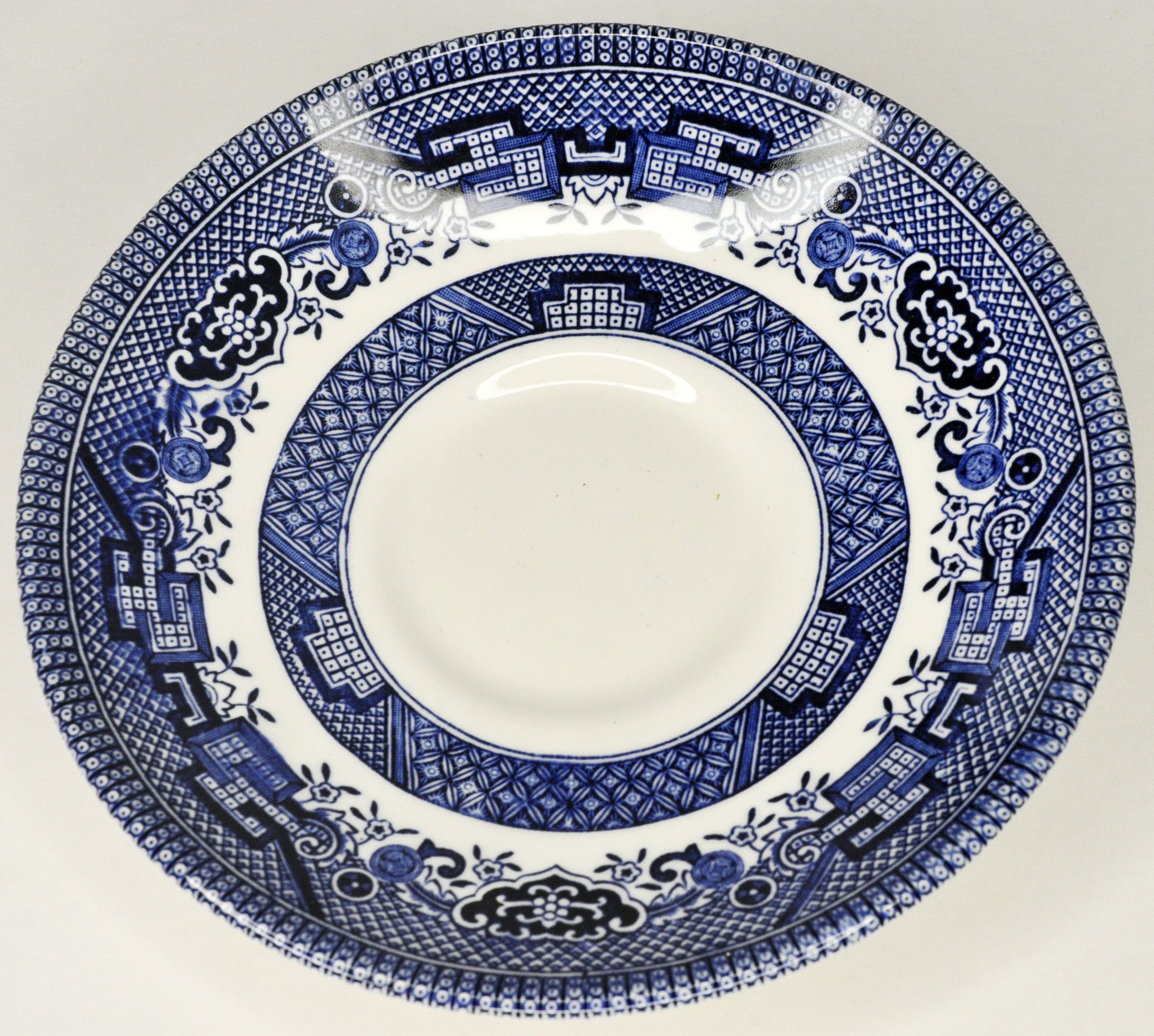 Churchill Blue Willow Set Di 4 Tazze In Porcellana – 311,8 G, Design Inglese Classico, Prodotto Nel Regno Unito - 3