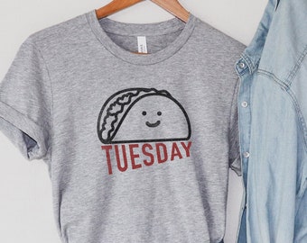 Taco Tuesday Shirt Femmes, Joli Taco T Shirt, Taco Shirts assortis, Cinco De Mayo Taco Shirts Femmes, Chemise Fiesta, Taco Lover Gift