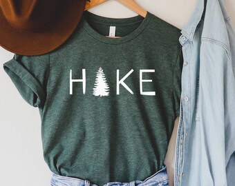 Super weiches Wander-Shirt, süße Wander-Shirts für sie, Frauen-Wander-Grafik-T-Shirts, Natur-Liebhaber-T-Shirts, lustige Wander-T-Shirts