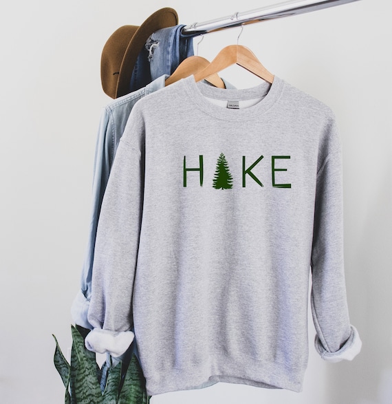 Cozy Hiking Sweatshirt, Cute Hiking Shirts for Her, Women's Hiking Graphic Tees, Nature Lover T Shirts, Womens Hiking Sweatshirt