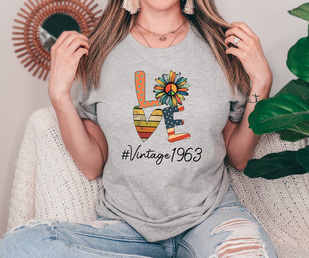 Funny Vintage 1963 54th Birthday Gift T-Shirt Best Emoji Tee