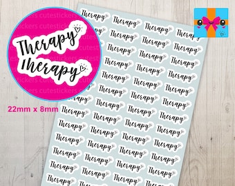 Therapy Planner Stickers / Therapy Session Reminder Stickers / Mental Health Planner Stickers