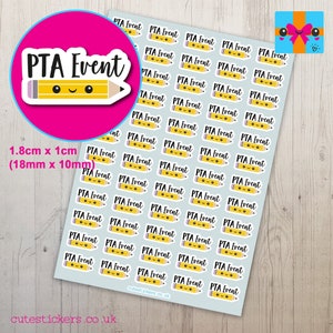PTA Event Planner Stickers / Parent Teachers Association Planner Stickers / School Stickers / Matte Vinyl Stickers