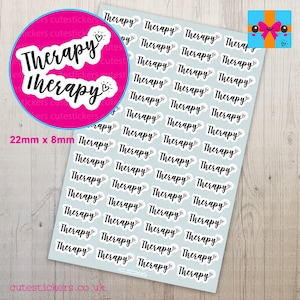 Therapy Planner Stickers / Therapy Session Reminder Stickers / Mental Health Planner Stickers