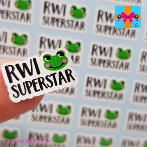 55 RWI Reward Planner Stickers / Read Write Inc Superstar Planner Stickers UK / Phonics Teacher Stickers / Matte Vinyl Stickers