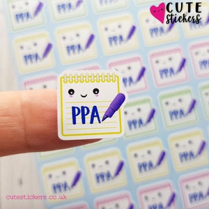 35 PPA Planner Stickers UK Cute Kawaii Teacher Stickers