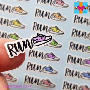 39 Run Planner Stickers / Running Reminder Stickers / Cute Kawaii Stickers