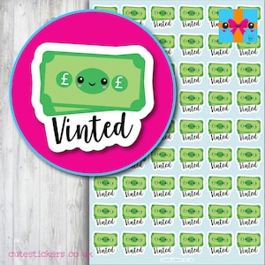 Vinted Sales Tracker Planner Stickers Diary Calendar Sticker