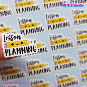45 Lesson Planning Planner Stickers