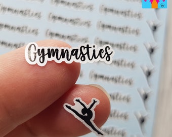 Gymnastics Planner Stickers / Reminder Stickers / Gymnast Sticker
