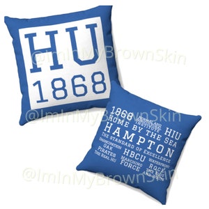 Hampton University Pillow