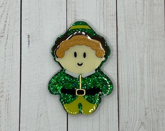 Elf Badge Reel, fun festival holiday nurses gift, Cute & Whimsical Christmas secret santa gift, secret santa gift, stocking stuffer for xmas