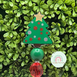Christmas Tree Badge Reel, Winter Badge Reel, Gift for teacher, Gift for her, Birthday gifts, Nurse gifts, doctors gifts, Thank you gifts