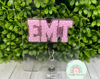 EMT Badge Reel, Sanitäter Badge Reel, Sanitäter Badge Reel, Danke Geschenk, Promotion Geschenk, Abschlussgeschenk, Doktor Geschenk, Geburtstagsgeschenk
