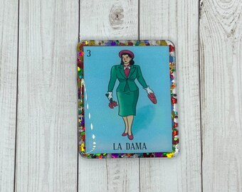 Loteria Badge Reel, Hispanic Heritage,Bad Bunny Badge Reel,  Latino Badge Reel, gift for teacher, Gift for nurse, gift for office staff