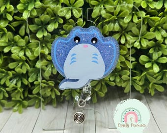 Stingray Ausweishalter, Ausweishalter, Krankenschwester Accessoire, Geburtstagsgeschenk für Kollegen, Geschenk für Arbeit, Arbeitsgeschenk